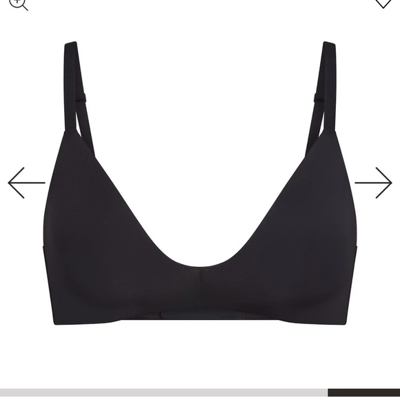 Skims Wireless Form T-Shirt Bra Black - Picture 4 of 12
